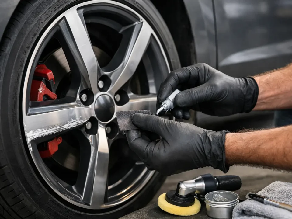 Como reparar arranhão de roda sem improviso